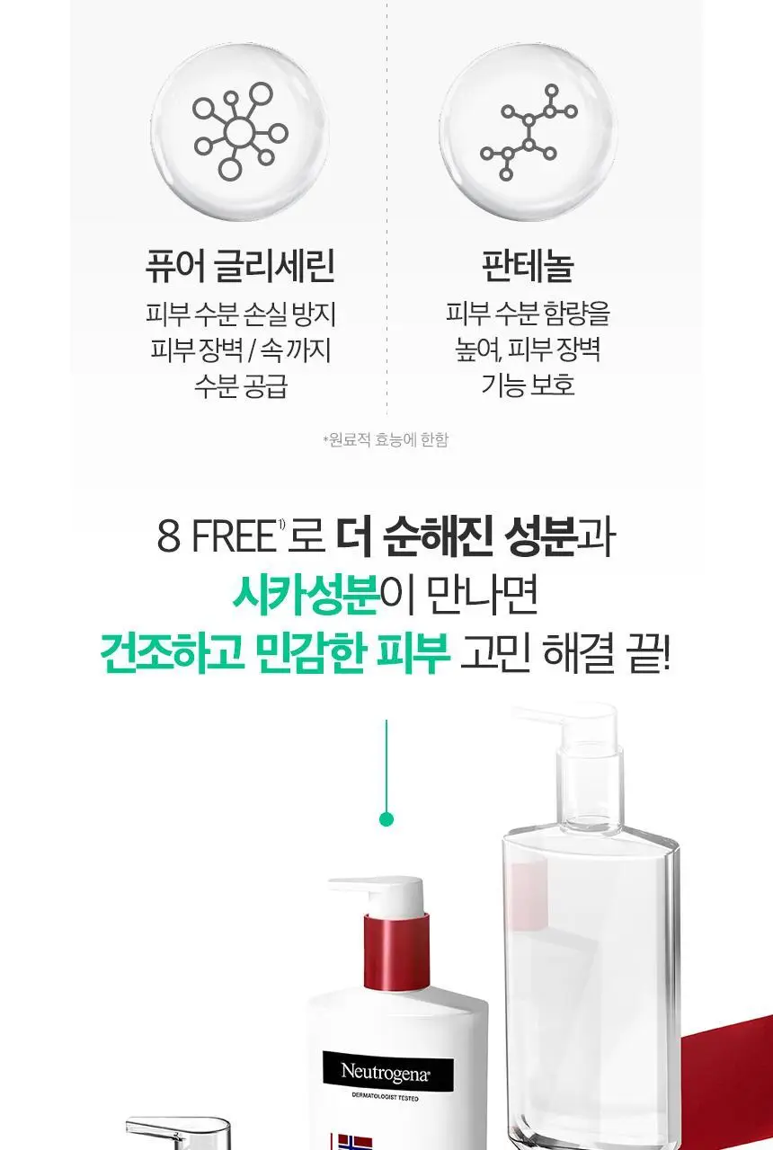 [가려움개선] 뉴트로지나 인텐스 리페어 시카 에멀젼 450ml 상세페이지 20